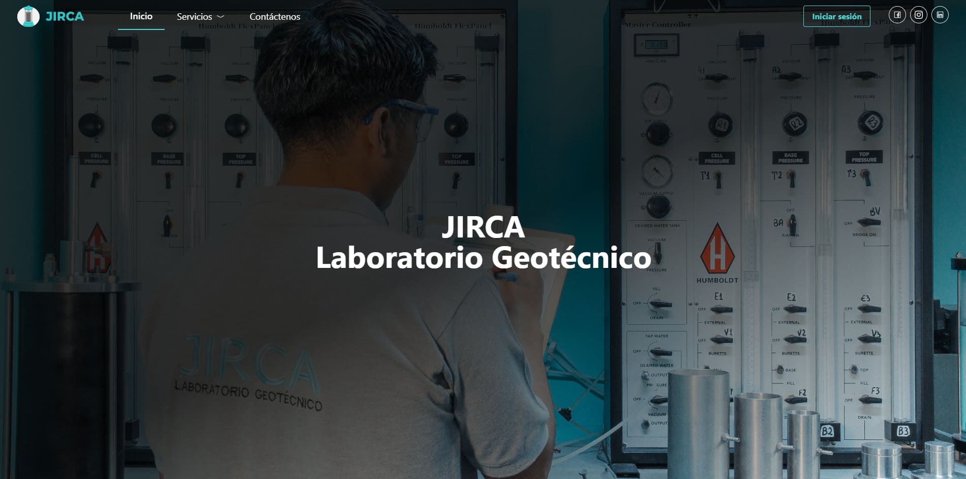 Jirca Landing Page
